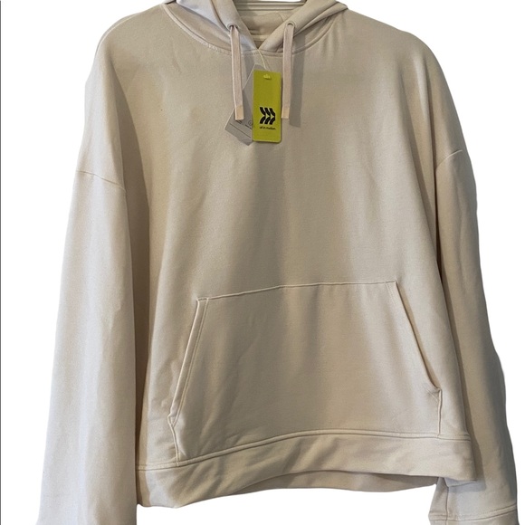 ALL IN MOTION NWT SIZE XXL BELL SLV DRAWSTRING HOODIE LINEN COLOR HAND POUCH - Picture 1 of 9
